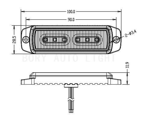 NUEVO 6LED 18W Led Cabezal de luz estroboscópica